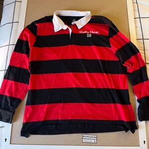 Disney Mickey Mouse - XL Men's Rugby Long Sleeve Shirt